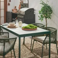 Садовый стол Ikea Segeron Прямоугольный / Серый Зеленый photo 3