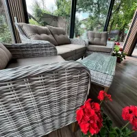 Набор мебели для террасы Hola Rattan Синтетический ратан / Синтетический ратан / Синтетический ратан / Капучино photo 5