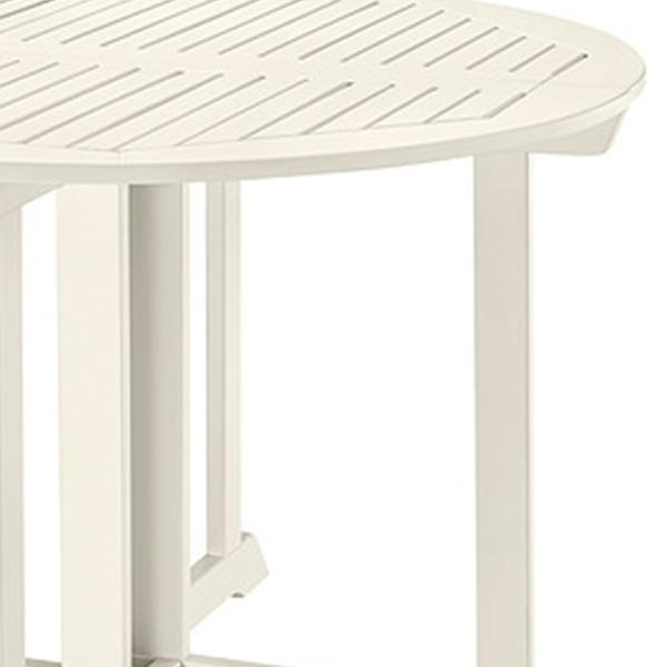 Садовый стол Ikea Bondholmen 108 Круглый / White Белый photo 3