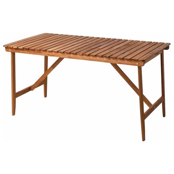 Masă de grădină Ikea Askholmen Dreptunghiular / Brown Brown photo 1
