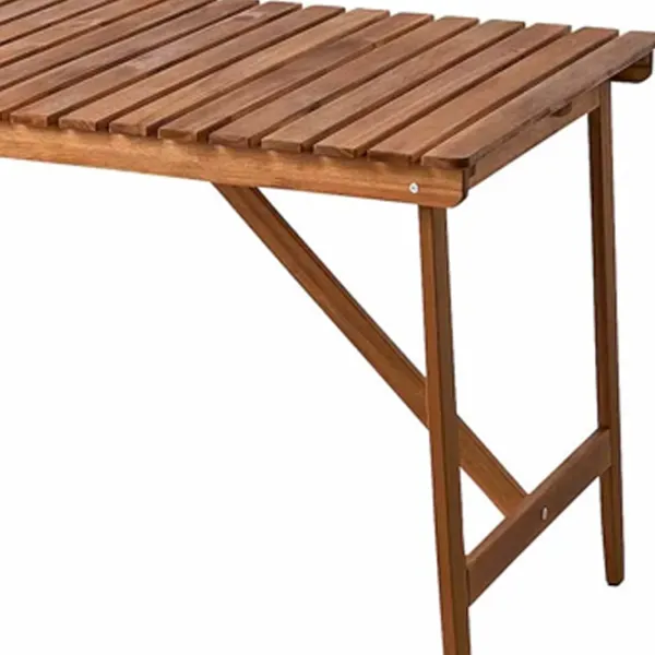 Masă de grădină Ikea Askholmen Dreptunghiular / Brown Brown photo 3