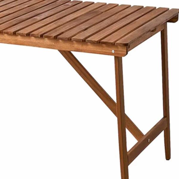 Masă de grădină Ikea Askholmen Dreptunghiular / Brown Brown photo 3