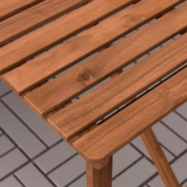 Masă de grădină Ikea Askholmen Dreptunghiular / Brown Brown photo 4