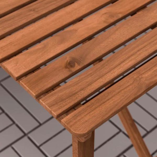 Masă de grădină Ikea Askholmen Dreptunghiular / Brown Brown photo 4