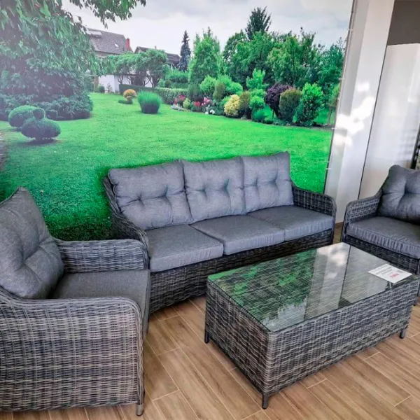Set mobilă grădină Hola Rattan Plastic / Plastic / Plastic / Anthracite photo 4