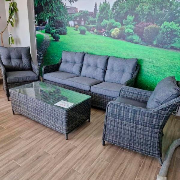 Set mobilă grădină Hola Rattan Plastic / Plastic / Plastic / Anthracite photo 5