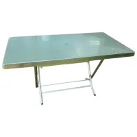 Садовый стол Hydro-S 0435300 Прямоугольный / Серый Зеленый