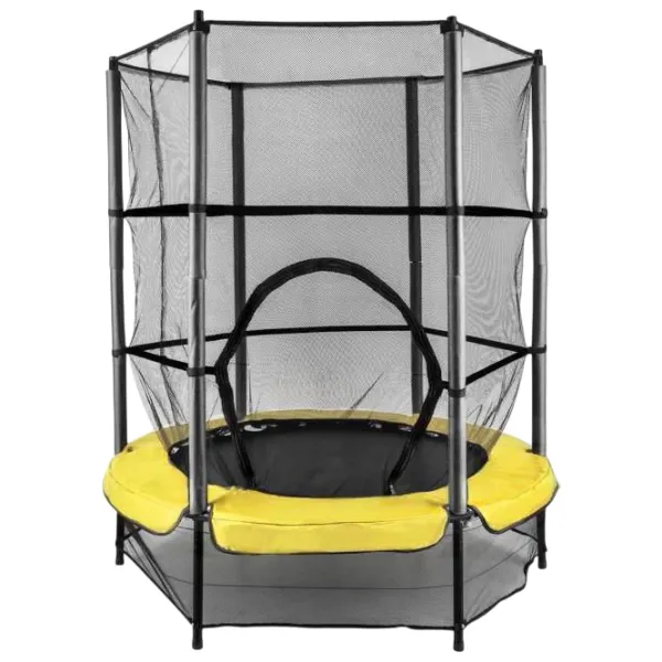 Батут Insportline Klarfit 10028956  / Желтый / Диаметр - 140 см photo 1