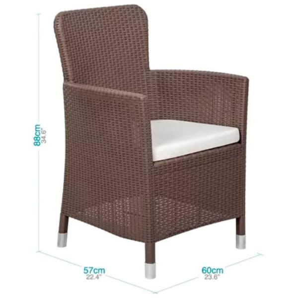 Set mobilă terasă Hola Capri Star Plastic / Plastic / Plastic / Mocca photo 2