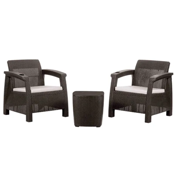 Set mobilă terasă Hola Ferrara Star Plastic / Plastic / Plastic / Wenge photo 1