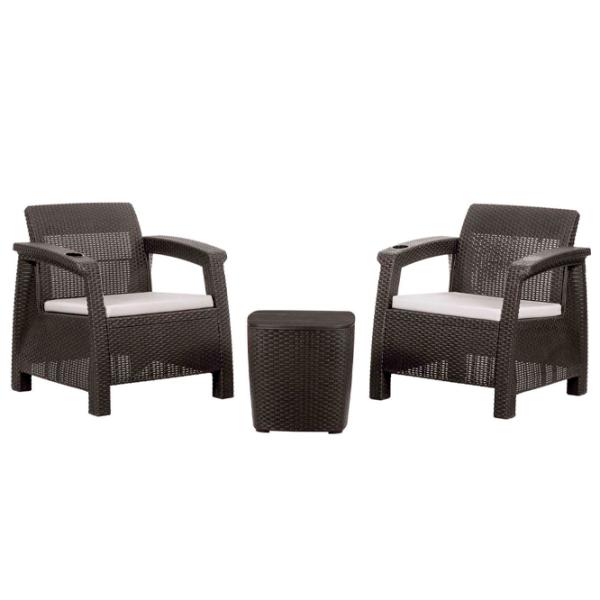 Set mobilă terasă Hola Ferrara Star Plastic / Plastic / Plastic / Wenge photo 1