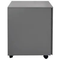 Comodă pentru birou DecoPrim Rollbox Lima 60 x 39 x 50 / Metal / Gray photo 3