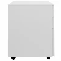 Comodă pentru birou DecoPrim Rollbox Lima 60 x 39 x 50 / Metal / White photo 3