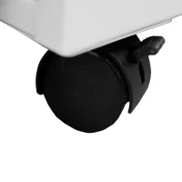 Comodă pentru birou DecoPrim Rollbox Lima 60 x 39 x 50 / Metal / White photo 6