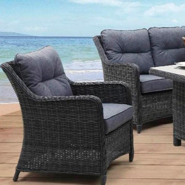 Set mobilă grădină Hola Rattan Ratan sintetic / Ratan sintetic / Ratan sintetic / Anthracite photo 3