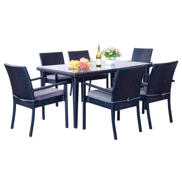 Set mobilă grădină Hola Eco Aluminiu / Ratan sintetic / Ratan sintetic / Anthracite photo 1