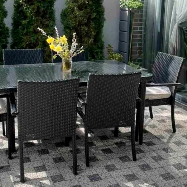 Set mobilă grădină Hola Eco Aluminiu / Ratan sintetic / Ratan sintetic / Anthracite photo 3