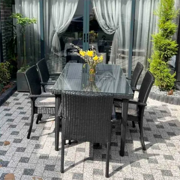 Set mobilă grădină Hola Eco Aluminiu / Ratan sintetic / Ratan sintetic / Anthracite photo 4