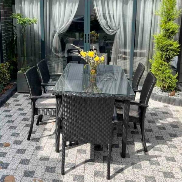 Set mobilă grădină Hola Eco Aluminiu / Ratan sintetic / Ratan sintetic / Anthracite photo 4