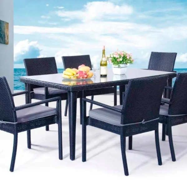 Set mobilă grădină Hola Eco Aluminiu / Ratan sintetic / Ratan sintetic / Anthracite photo 5