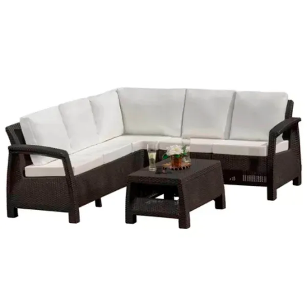 Set mobilă terasă Hola Ferrara Fancy Plastic / Plastic / Plastic / Wenge photo 1