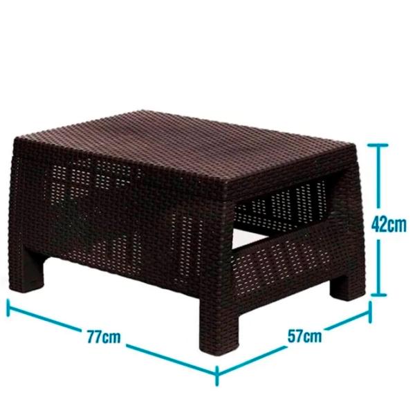Set mobilă terasă Hola Ferrara Fancy Plastic / Plastic / Plastic / Wenge photo 4
