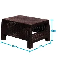 Set mobilă terasă Hola Ferrara Fancy Plastic / Plastic / Plastic / Wenge photo 4