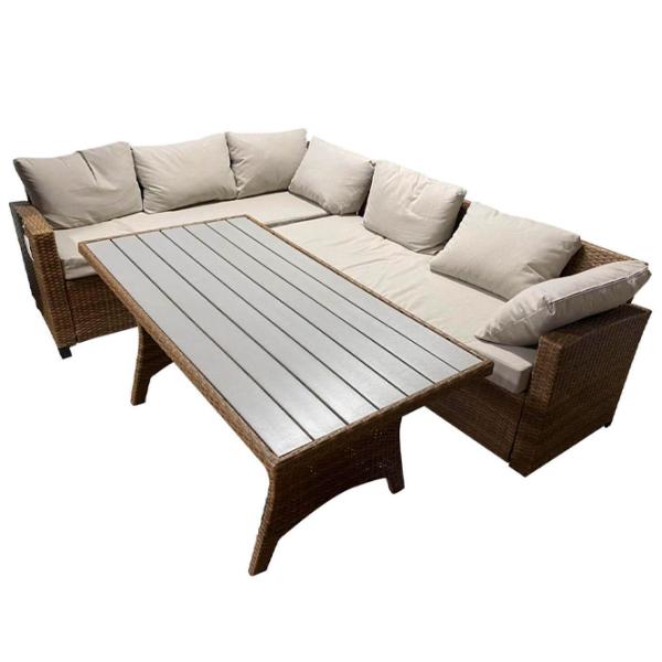 Set mobilă terasă Hola Ibiza Ratan artificial / Lemn / Rattan artificial / Brown photo 1