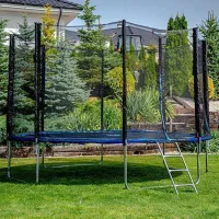 Trambulină Thunder Pro 00002009 / Blue / Diametru - 488 cm photo 3