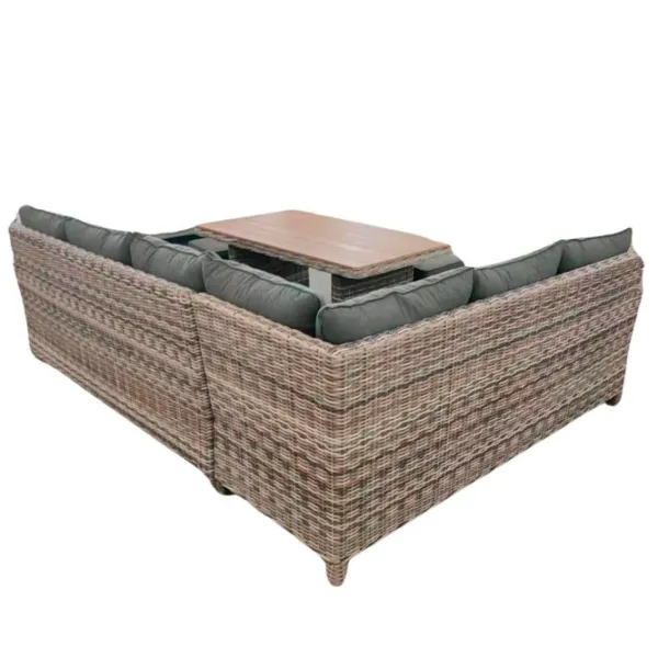 Set mobilă terasă Hola Oasis Aluminiu / Ratan sintetic / Ratan sintetic / Brown photo 2