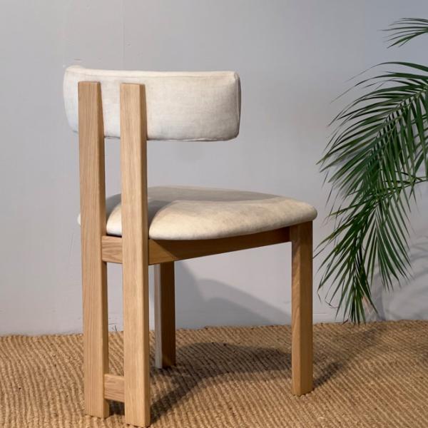 Scaun de bar Mobicasa Vogue 01 / Lemn natural Beige photo 3 Scaun de bar Mobicasa Vogue 01 / Lemn natural Beige photo 3