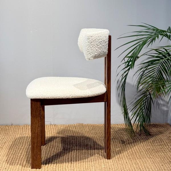 Scaun de bar Mobicasa Anthology 01 Stofă/ Rustic White photo 2 Scaun de bar Mobicasa Anthology 01 Stofă/ Rustic White photo 2