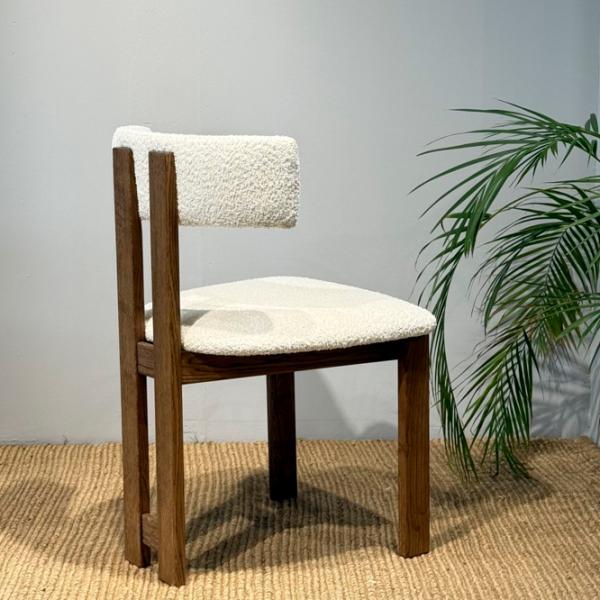 Scaun de bar Mobicasa Anthology 01 Stofă/ Rustic White photo 3 Scaun de bar Mobicasa Anthology 01 Stofă/ Rustic White photo 3