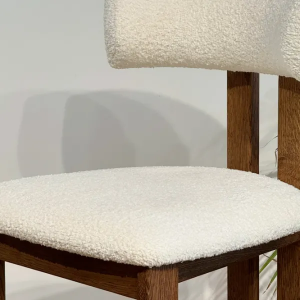 Scaun de bar Mobicasa Anthology 01 Stofă/ Rustic White photo 5 Scaun de bar Mobicasa Anthology 01 Stofă/ Rustic White photo 5