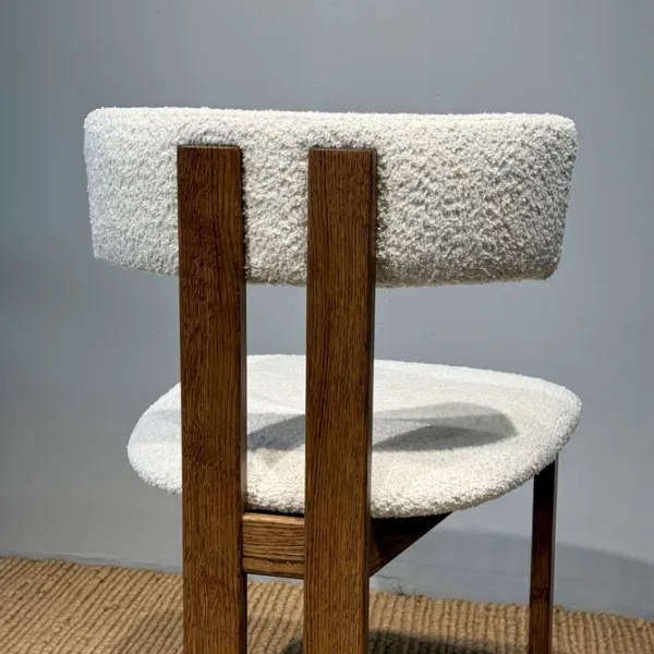 Scaun de bar Mobicasa Anthology 01 Stofă/ Rustic White photo 6 Scaun de bar Mobicasa Anthology 01 Stofă/ Rustic White photo 6