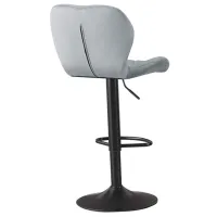 Scaun de bar Xenos Manhattan Textil / Metal / Gray photo 4