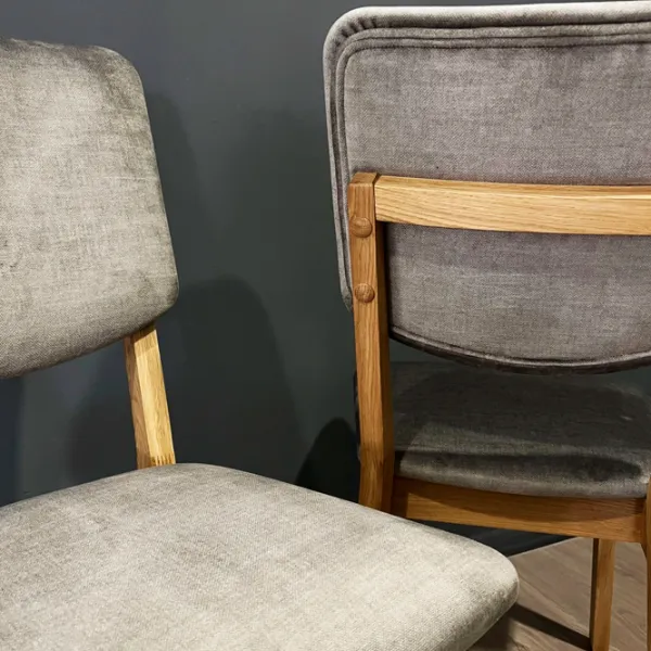 Scaun de bucătărie Mobicasa Topaz 94 Stofă/ Beige Natural photo 3 Scaun de bucătărie Mobicasa Topaz 94 Stofă/ Beige Natural photo 3