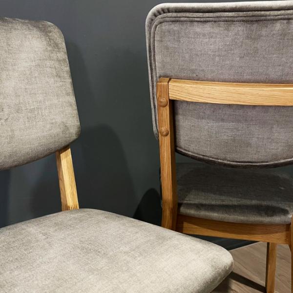 Scaun de bucătărie Mobicasa Topaz 94 Stofă/ Beige Natural photo 3 Scaun de bucătărie Mobicasa Topaz 94 Stofă/ Beige Natural photo 3