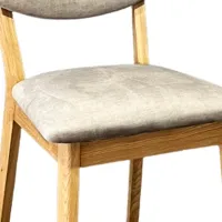 Scaun de bucătărie Mobicasa Topaz 94 Stofă/ Beige Natural photo 4