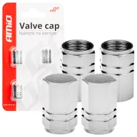 Колпачки клапана Amio Valve cap Серебряный / Алюминий