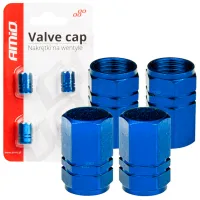Capace de supape Amio Valve cap Blue / Aluminiu
