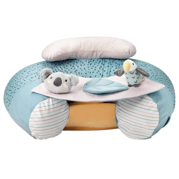Pernă pentru jocuri Nuby Animal Adventure (ID89070 ) 6 luni/ Blue photo 1