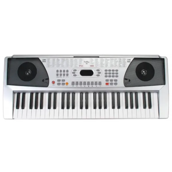 Sintetizator digital FunKey SL 00026976 54 clape / 32 voci / Plastic / Silver photo 1