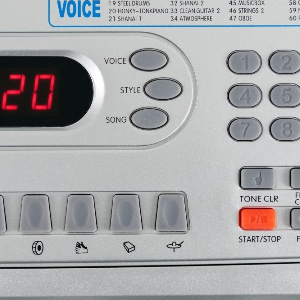Sintetizator digital FunKey SL 00026976 54 clape / 32 voci / Plastic / Silver photo 5