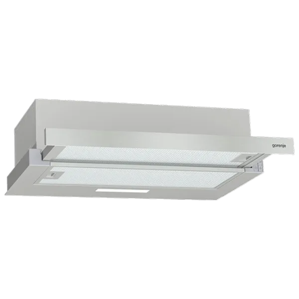 Вытяжка Gorenje TH62E3X Телескопическая/ Нержавеющая сталь/ White photo 1