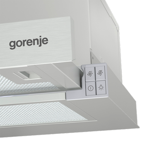 Вытяжка Gorenje TH62E3X Телескопическая/ Нержавеющая сталь/ White photo 5