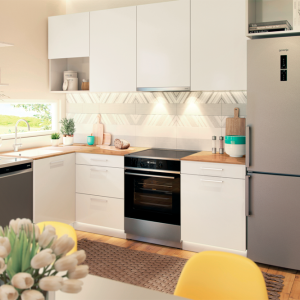 Вытяжка Gorenje TH62E3X Телескопическая/ Нержавеющая сталь/ White photo 6