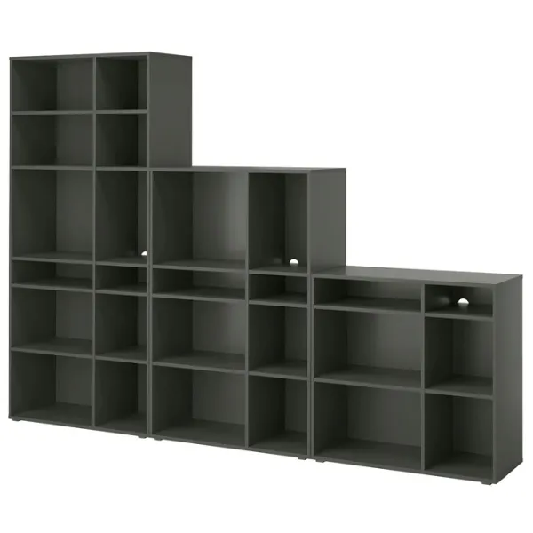 Etajeră Ikea Vihals 200 x 286 x 37 cm / PAL / Dark Gray photo 1