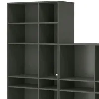 Etajeră Ikea Vihals 200 x 286 x 37 cm / PAL / Dark Gray photo 2