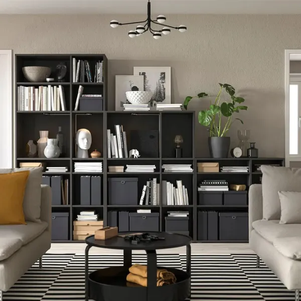 Etajeră Ikea Vihals 200 x 286 x 37 cm / PAL / Dark Gray photo 4